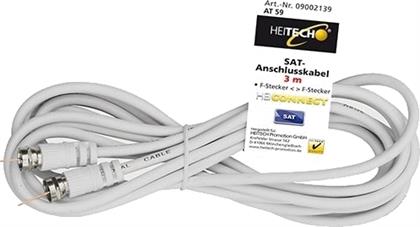 Heitech Satellite Cable F-Connector male - F-Connector male 3m (04002139) από το Public