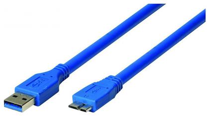 Heitech USB 3.0 Cable USB-A male - micro USB-B male 1.5m (09004109) από το Esmarket