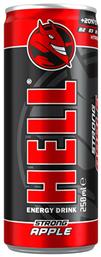 Hell Κουτί Energy Drink Apple με Ανθρακικό 250ml