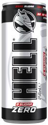 Hell Zero Black Energy Drink με Ανθρακικό, Χωρίς Ζάχαρη 250ml