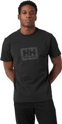 Helly Hansen Αθλητικό Ανδρικό T-shirt Μαύρο με Λογότυπο από το Zakcret Sports