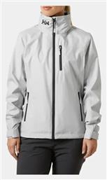 Helly Hansen Crew Κοντό Γυναικείο Μπουφάν για Χειμώνα Grey από το MybrandShoes