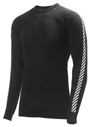 Helly Hansen Dry Stripe Crew Ανδρική Ισοθερμική Μακρυμάνικη Μπλούζα Μαύρη