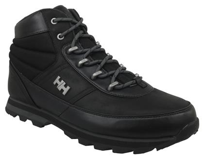 Helly Hansen Woodlands Ανδρικά Ορειβατικά Μποτάκια Μαύρα Αδιάβροχα