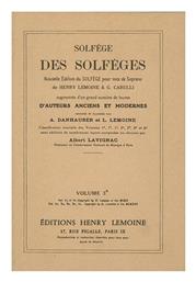 Henry Lemoine Solfege Des Solfeges Βιβλίο Θεωρίας Vol.3B