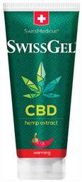 Herbamedicus Swiss Gel Hemp Extract CBD Warming Θερμαντική Κρέμα 200ml