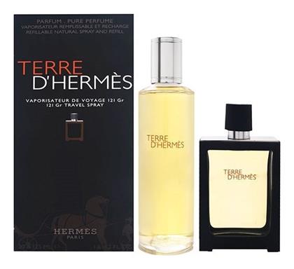 Hermes Terre D' Hermes Pure Perfume 30ml & Refil 125ml από το Notos