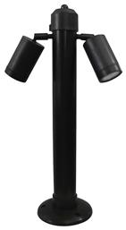Heronia Φωτιστικό Κολωνάκι Εξωτερικού Χώρου GU10 σε Μαύρο Χρώμα 15-0063 από το Designdrops