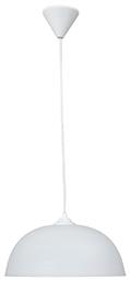 Heronia SFERA/30 Κρεμαστό Φωτιστικό Κλασικό Μονόφωτο Καμπάνα Λευκό