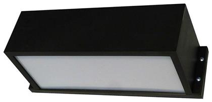 Heronia SLP-50B Στεγανή Επιτοίχια Πλαφονιέρα Εξωτερικού Χώρου E27 σε Μαύρο Χρώμα 13-0104 από το Designdrops