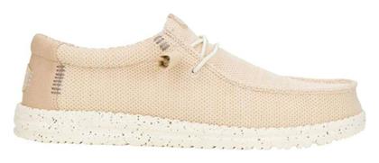 Hey Dude Wally Stretch Sox Ανδρικά Μοκασίνια σε Μπεζ Χρώμα