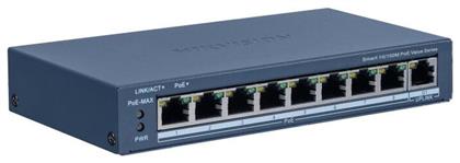 Hikvision DS-3E1309P-EI/M Unmanaged L2 PoE+ Switch με 8 Θύρες Ethernet