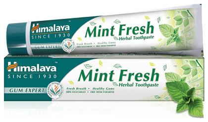 Himalaya Wellness Mint Fresh Herbal Φυτική για Δροσερή Αναπνοή και Ευαίσθητα Ούλα 75ml