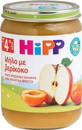 Hipp Φρουτόκρεμα Μήλο με Βερίκοκο 4m+ 190gr χωρίς Γλουτένη