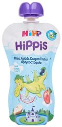 Hipp Hippis με Γεύση Μήλο-Αχλάδι-Dragon Fruit-Φραγκοστάφυλο Χωρίς Ζάχαρη 100gr για 12+ μηνών από το Pharm24