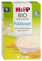 Hipp Βρεφική Κρέμα Bio Ρυζάλευρο Χωρίς Γάλα 4m+ 200gr χωρίς Γλουτένη από το Pharm24