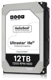 Hitachi Ultrastar He12 12TB HDD Σκληρός Δίσκος 3.5'' SAS 3.0 7200rpm με 256MB Cache για Server