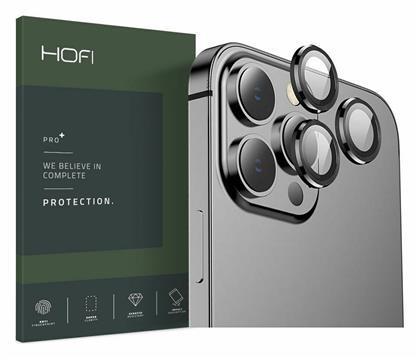 Hofi Camring Pro+ Προστασία Κάμερας Tempered Glass Μαύρο για το iPhone 13 Pro / 13 Pro Max