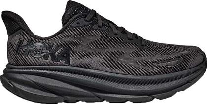 Hoka Clifton 9 Ανδρικά Αθλητικά Παπούτσια Running Μαύρα από το MybrandShoes