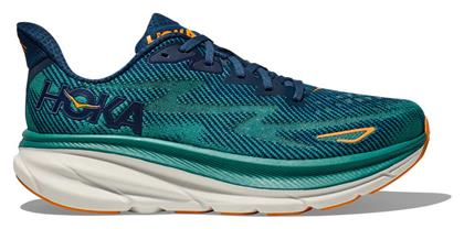 Hoka Clifton 9 Ανδρικά Αθλητικά Παπούτσια Running Πράσινα από το Siontis Athletics