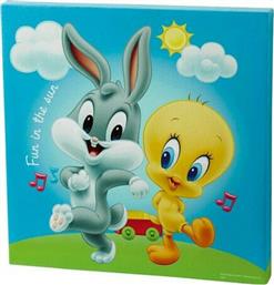 Hollytoon Παιδικό Κάδρο Baby Tweety & Bugs Bunny σε Καμβά
