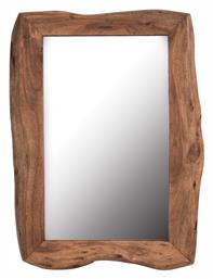 HomeMarkt Penelope Καθρέπτης Τοίχου με Καφέ Ξύλινο Πλαίσιο 75x101cm