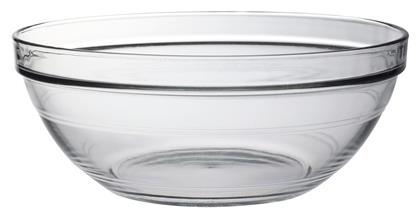 Homestyle Lys Σαλατιέρα Γυάλινη Διάφανη 26x26cm