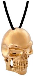 Honor Omano Γυναικείο Κολιέ Skull από Ορείχαλκο Επιχρυσωμένο από το Kosmima24