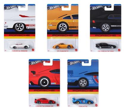 Hot Wheels Αυτοκινητάκι CELEBRATIONS PORSCHE - Πολύχρωμο για 3+ Ετών (Διάφορα Σχέδια) 1τμχ