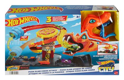 Hot Wheels Pizza Slam Cobra Attack για 3+ Ετών