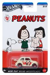 Hot Wheels Silver Series Peanuts 75 Years 60s Fiat 500d Modificado για 3+ Ετών