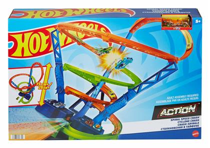 Hot Wheels Spiral Speed Crash για 5+ Ετών από το Toyscenter