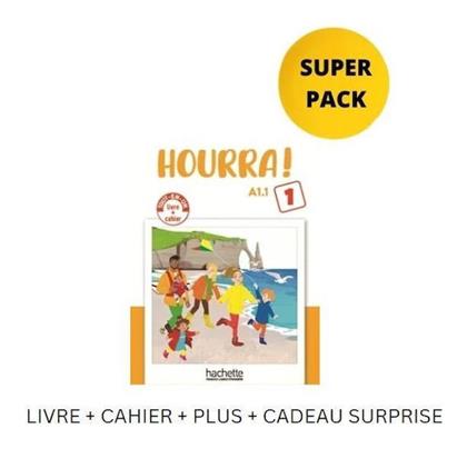 Hourra! 1 Super Pack (livre + Cahier + Lexique + Cadeau Surprise) - Hachette - 9782024240022 - Www.ar-shop.gr από το Filinda