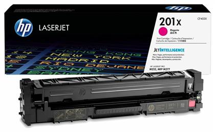 HP 201X Γνήσιο Toner Laser Εκτυπωτή Ματζέντα High Yield 2300 Σελίδων (CF403X)