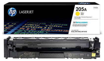 HP 205A Γνήσιο Toner Laser Εκτυπωτή Κίτρινο 900 Σελίδων (CF532A)