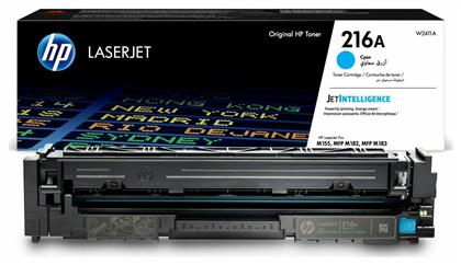 HP 216A Toner Laser Εκτυπωτή Κυανό 850 Σελίδων (W2411A)