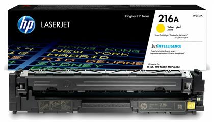 HP 216A Toner Laser Εκτυπωτή Κίτρινο 850 Σελίδων (W2412A)