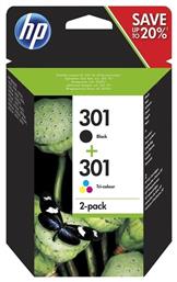 HP 301 Γνήσιο Πακέτο Μελανιών Εκτυπωτή InkJet
