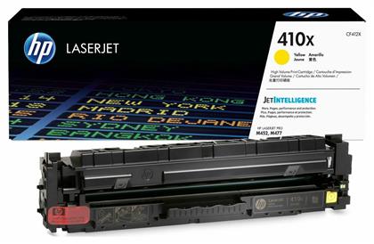 HP 410X Γνήσιο Toner Laser Εκτυπωτή Κίτρινο High Yield 5000 Σελίδων (CF412X)