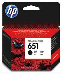 HP 651 Γνήσιο Μελάνι Εκτυπωτή InkJet Μαύρο (C2P10AE)