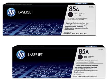 HP 85A Multipack Toner Laser Εκτυπωτή Μαύρο 2τμχ (CE285AD)