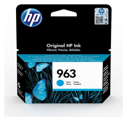 HP 963 Γνήσιο Μελάνι Εκτυπωτή InkJet Κυανό (3JA23AE)