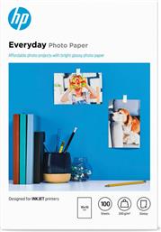 HP Everyday Glossy Φωτογραφικό Χαρτί A6 (10x15) 200gr/m² για Εκτυπωτές Inkjet 100 Φύλλα