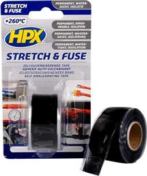 HPX 25mm x 3m Stretch & Fuse Μαύρη από το Saveltrade