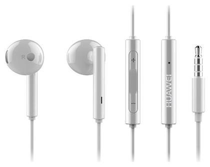 Huawei AM115 Earbuds Handsfree Ακουστικά με Βύσμα 3.5mm Λευκό