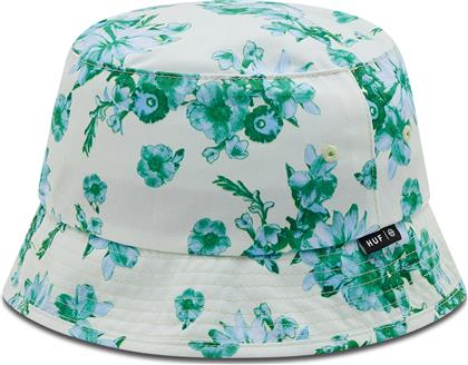 HUF HT00564 Υφασμάτινo Ανδρικό Καπέλο Στυλ Bucket White / Green από το Modivo