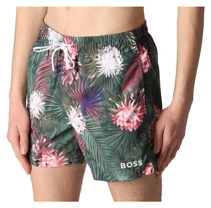 Hugo Boss Ανδρικό Μαγιό Σορτς Πολύχρωμο Floral