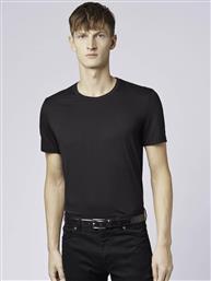 Hugo Boss Ανδρικό T-shirt Μαύρο Μονόχρωμο από το Maroudas