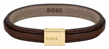 Hugo Boss Ανδρικό Βραχιόλι Χειροπέδα Δερμάτινο