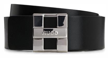 Hugo Boss Δερμάτινη Γυναικεία Ζώνη Μαύρη